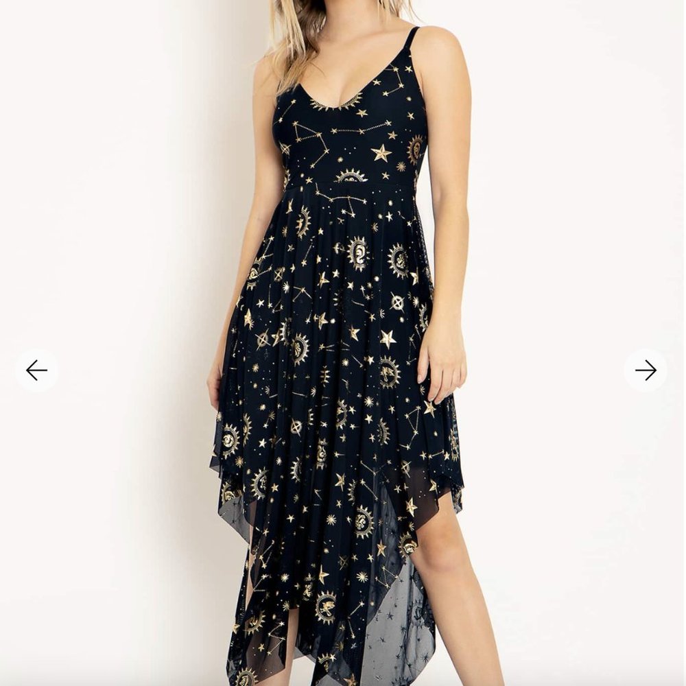 Blackmilk Magic Mascots Handkerchief Dress Harry Potter (Size S) NWT